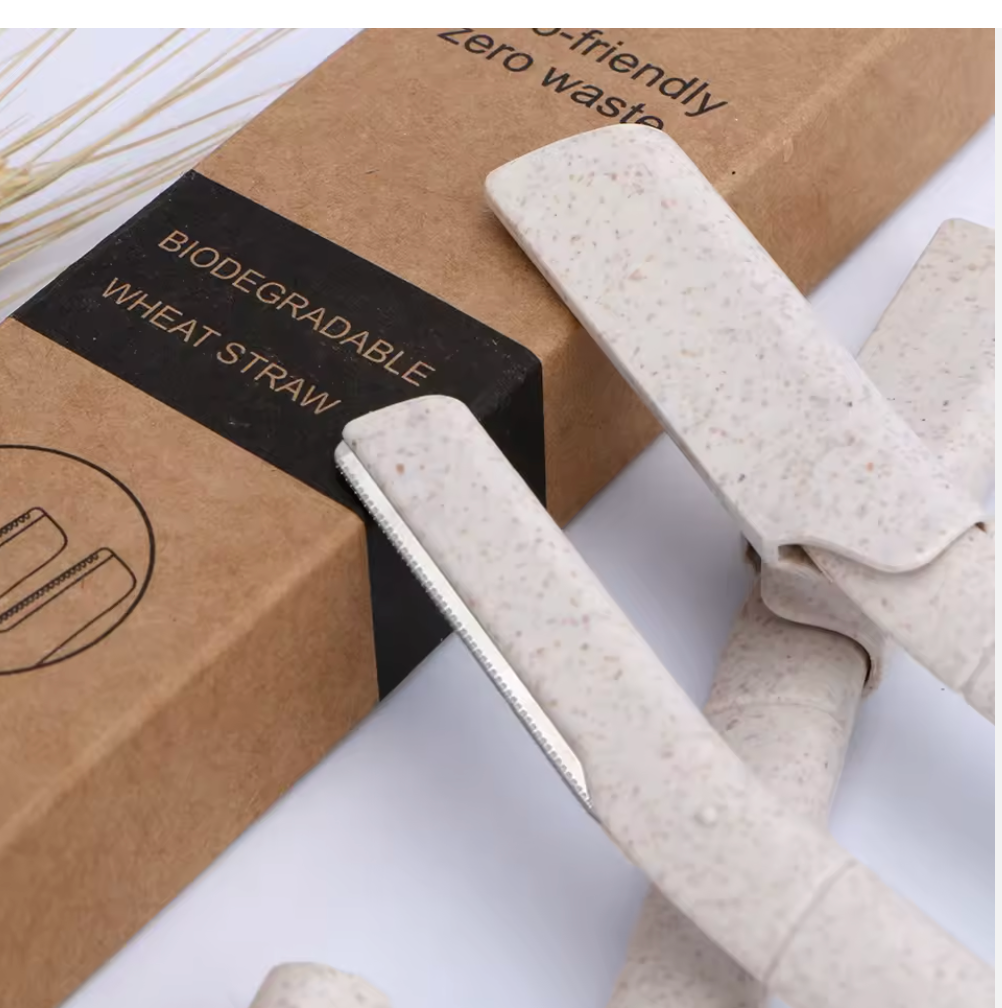 zero Waste Wheat Straw razor Tattoo Eyebrow razor