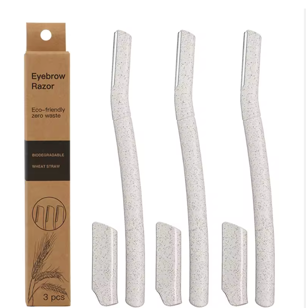 zero Waste Wheat Straw razor Tattoo Eyebrow razor
